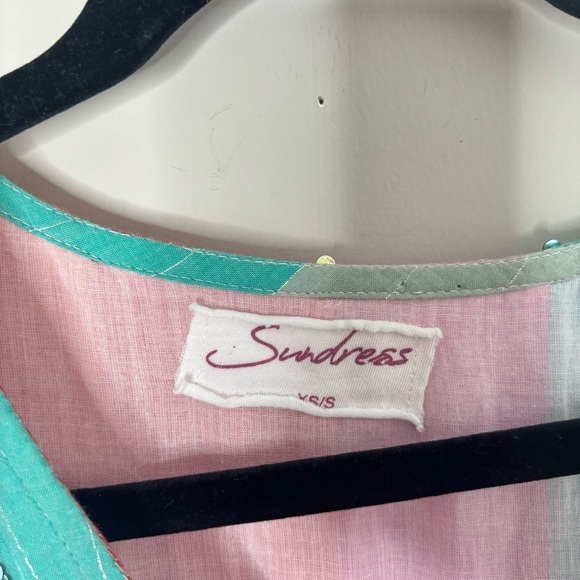 Sundress Deva Maxi Striped & Sequin Rainbow Dress - Picture 8 of 9